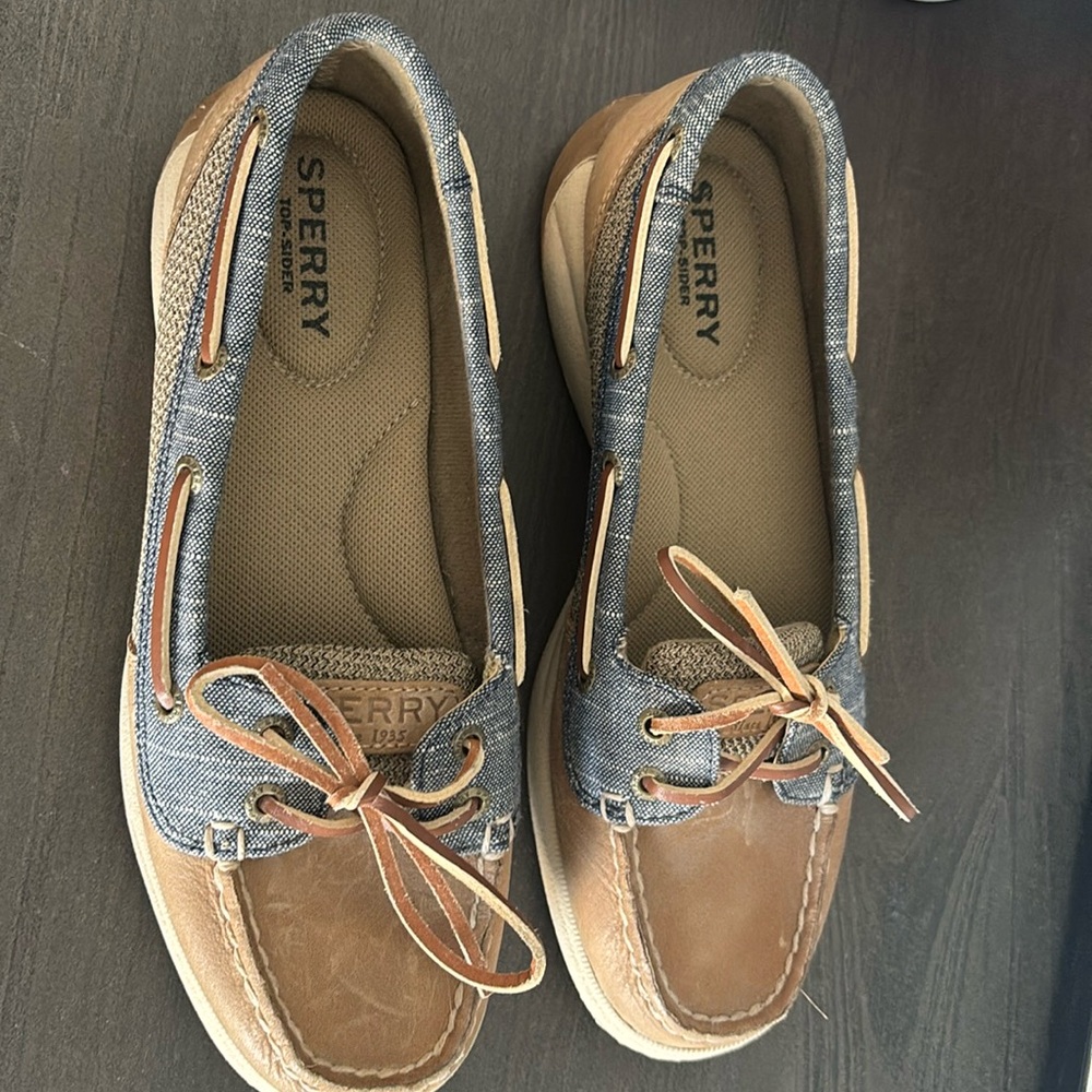 Denim and Khaki Sperry Boat Shoes